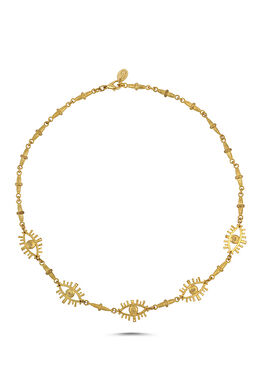 Golden Gaze Kadın Altın Kaplama Kolye